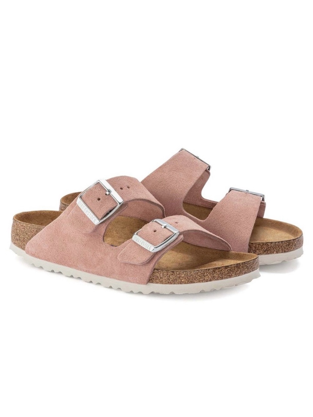 Birkenstock Arizona in Clay Pink suede